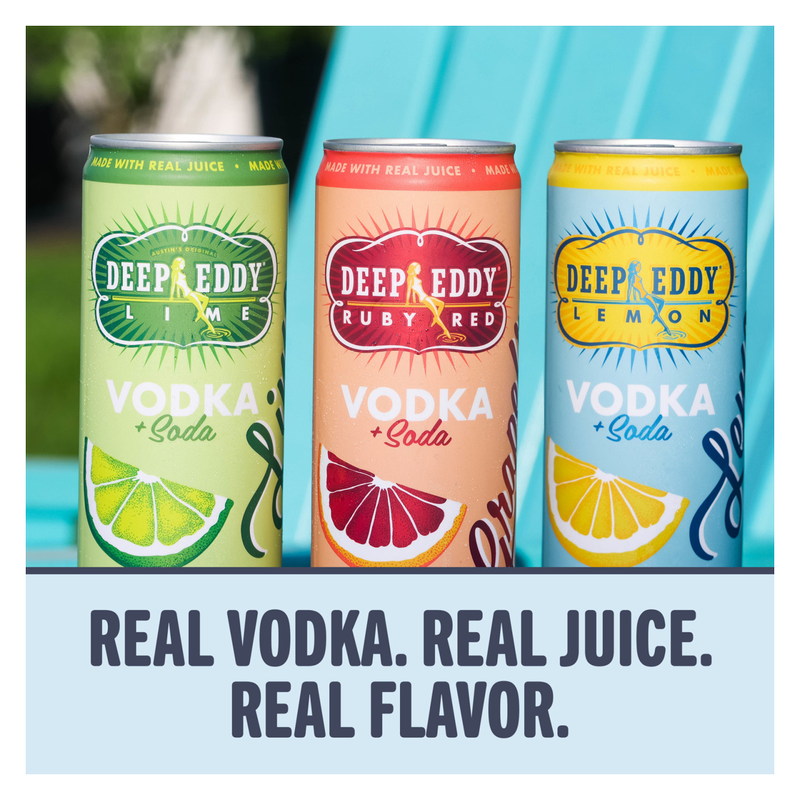 Deep Eddy Vodka Soda Variety 6pk 12oz Can 4.5% ABV 6pk 12oz Can 4.5% ABV