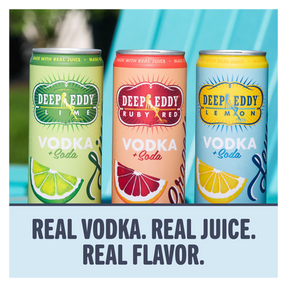 Deep Eddy Vodka Soda Variety 6pk 12oz Can 4.5% ABV 6pk 12oz Can 4.5% ABV