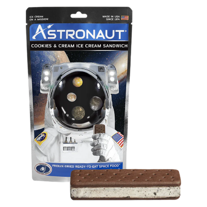 Astronaut Cookies & Cream Ice Cream Sandwich 2oz