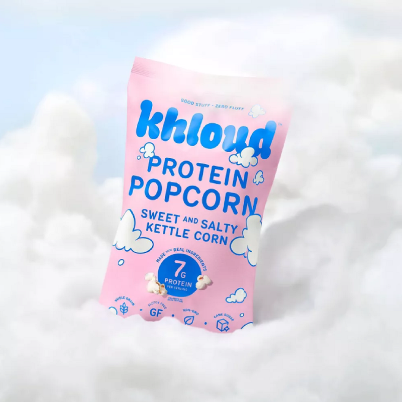 Khloud Protein Popcorn – Sweet and Salty Kettle Corn, 5oz