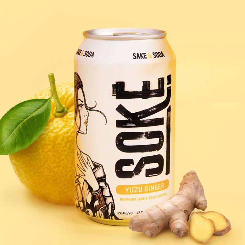 Soke Sake Soda Variety 8pk 12oz Can