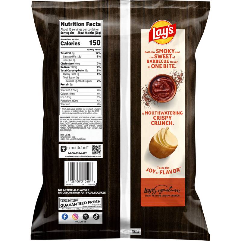 Lay's Barbeque Potato Chips 12.5oz