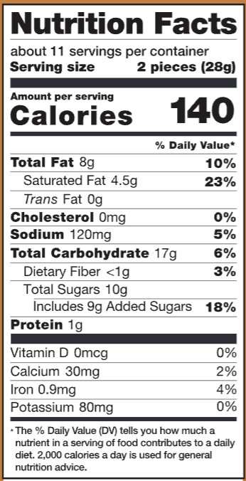 Crave Shoppe Chocolatey Peanut Butter Crackers - 11 oz