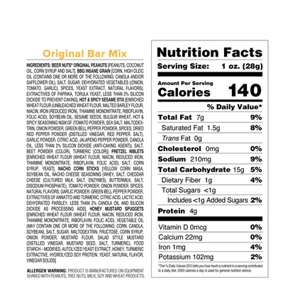 Beer Nuts Original Bar Mix 26oz