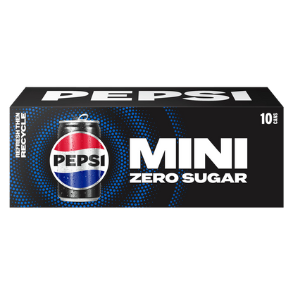 Pepsi Zero Sugar 10pk 7.5oz Mini Can