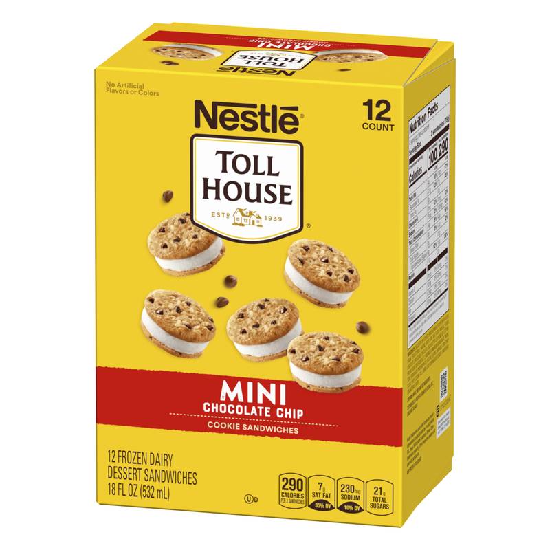 Toll House Mini Ice Cream Sandwichs 12ct