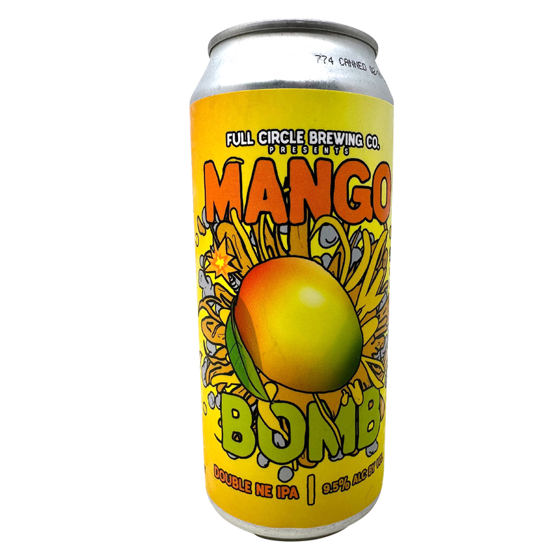 Full Circle Bomb Series - Peach Bomb Double IPA 4pk 16oz