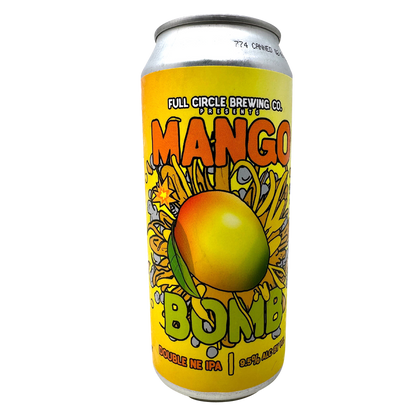 Full Circle Bomb Series - Peach Bomb Double IPA 4pk 16oz