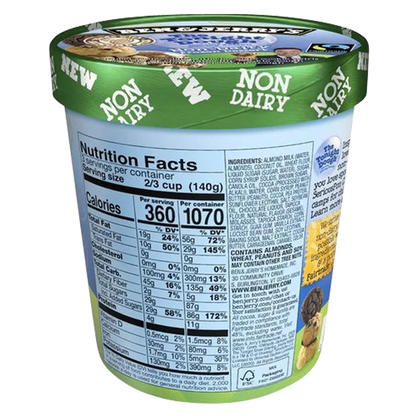 Ben & Jerry's Non-Dairy Tonight Dough Frozen Dessert 16oz