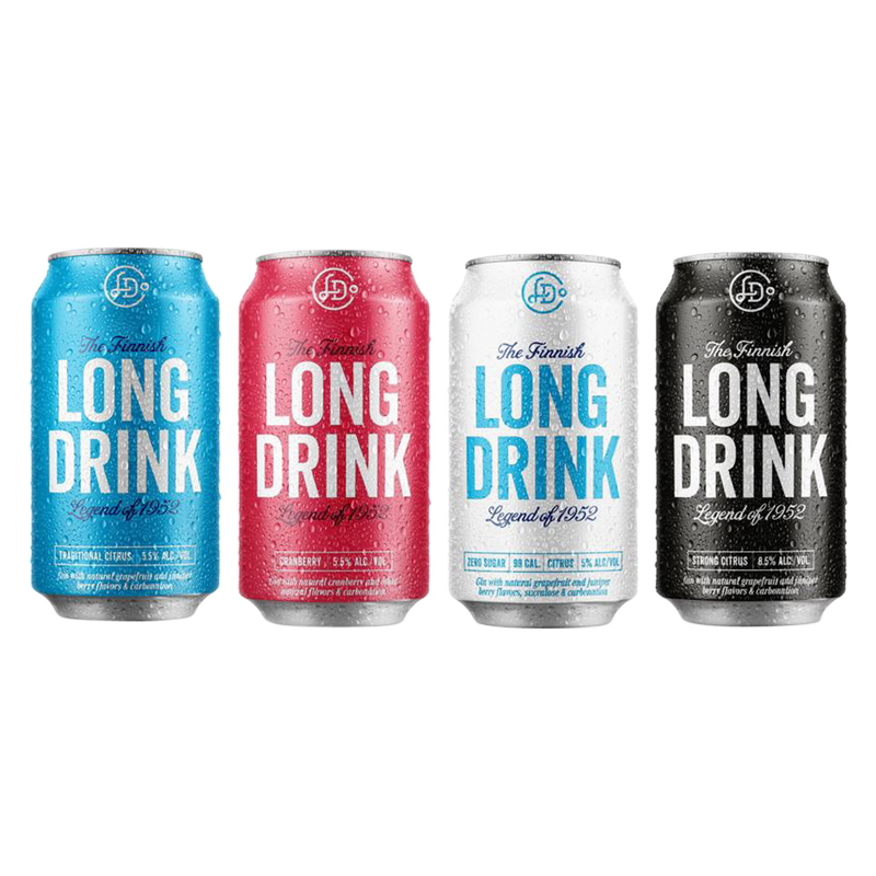 Long Drink Variety 8pk 355ml Can 5.5% ABV