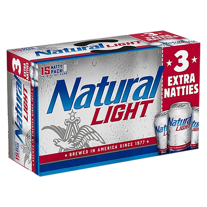 Natural Light 15pk 12oz Can 4.2% ABV