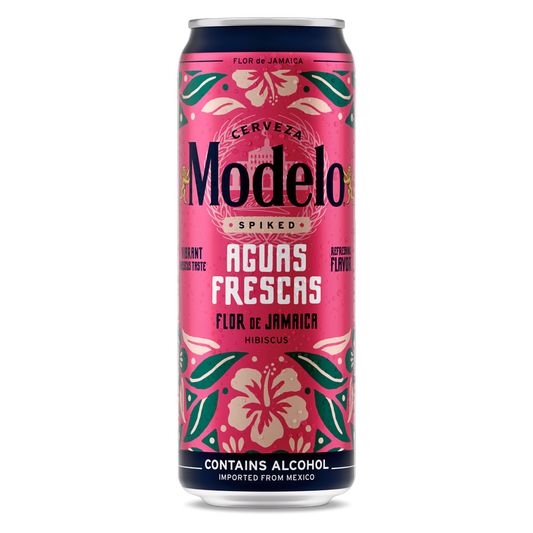 Modelo Spiked Aguas Frescas Flor de Jamaica 12oz Can 4.5% ABV