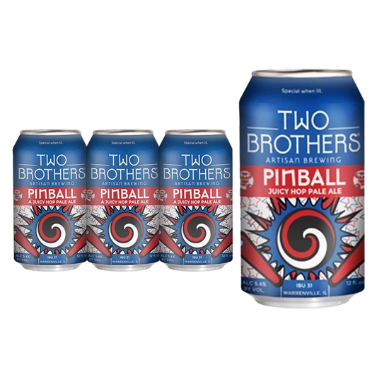 Two Brothers Pinball Juicy Hop Pale Ale 6pk 12oz Can 4.9% ABV