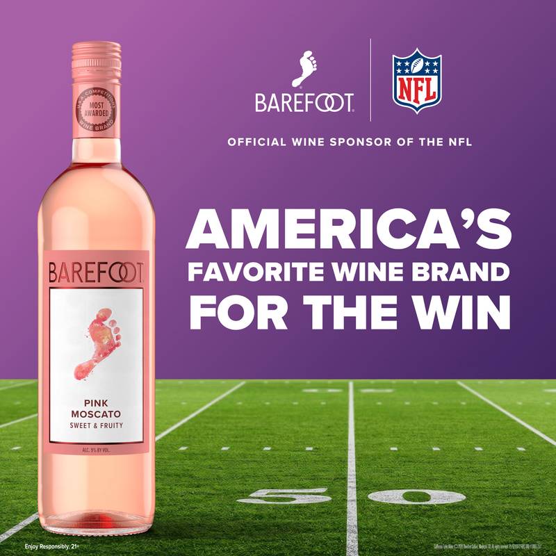 Barefoot Pink Moscato 750ml
