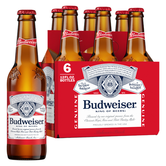 Budweiser 6pk 12oz Btl 5.0% ABV