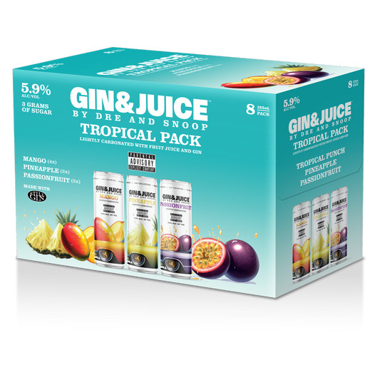 Gin & Juice Tropical Variety Pack 8pk 12oz Can