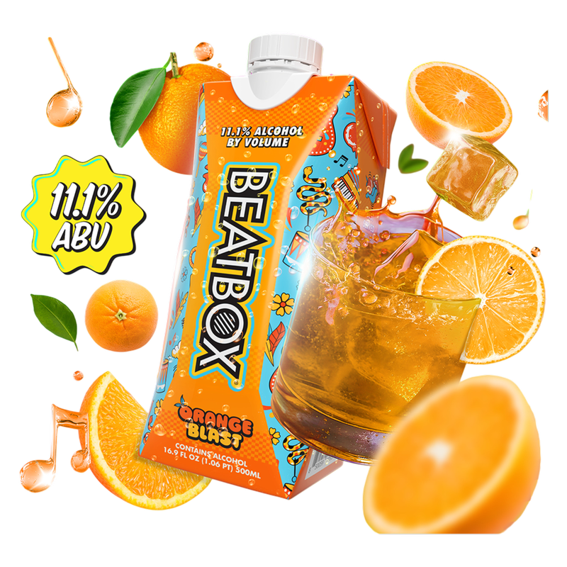 Beatbox Orange Blast 500ml 11.1% ABV Wine-Base