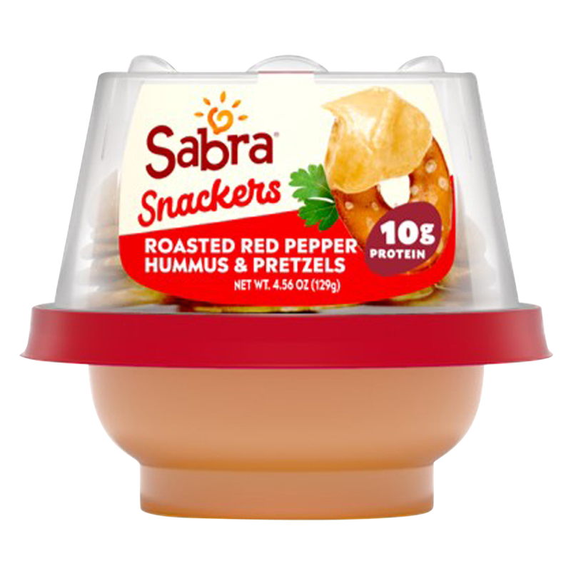 Sabra Roasted Red Pepper Hummus & Pretzels - 4.3oz