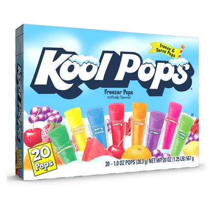 Kool Pops Freezer Bars Assorted 20ct