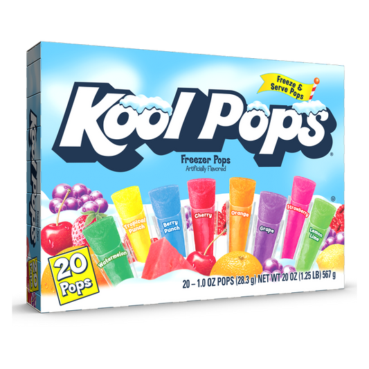 Kool Pops Freezer Bars Assorted 20ct