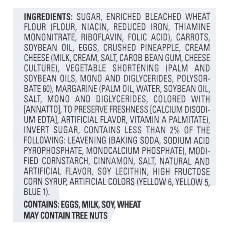 Carrot Cake with Cream Cheese Icing - 1ct