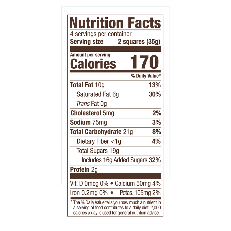 Ghirardelli Caramel Milk Chocolate Squares Bar 4.8oz