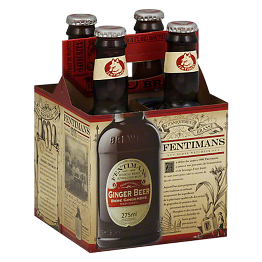 Fentiman's Ginger Beer 4pk 9.3oz Glass Bottle