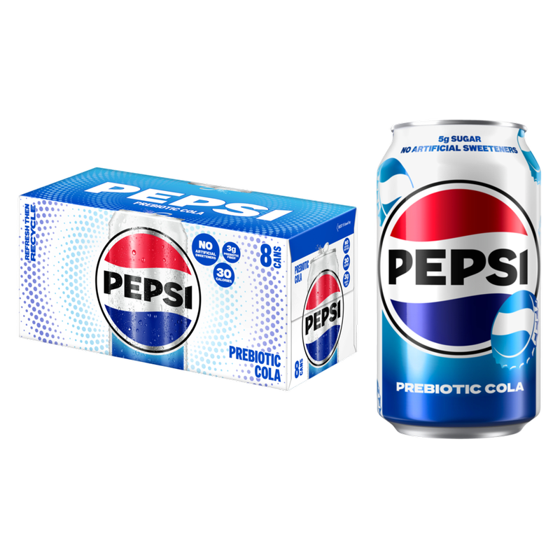 Pepsi Prebiotic Cola 8pk 12oz Can