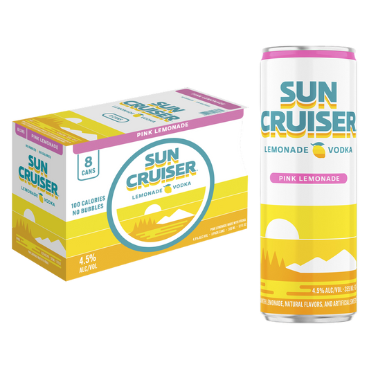 Sun Cruiser Pink Lemonade Vodka 8pk 12oz Can