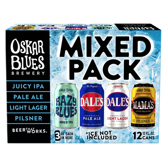 Oskar Blues Mix Pack 12pk 12oz Can