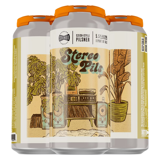 Stereo Brewing Stereo Pils 4pk 16oz Cans