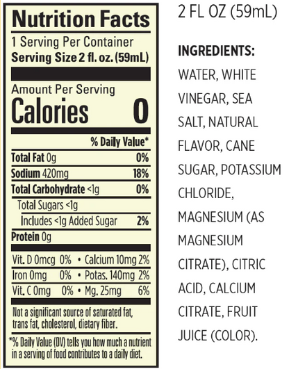 SuckerPunch Spicy Pickle Juice Hydration Shot 2oz Btl