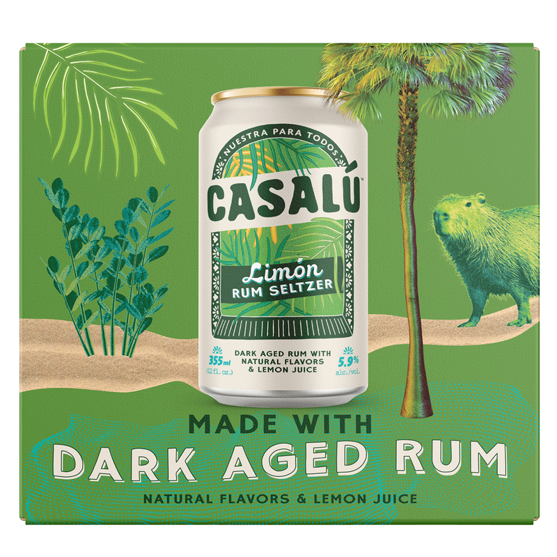 Casalu Limon Rum Seltzer 4pk 12oz Can 5.9% ABV