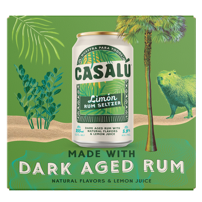 Casalu Limon Rum Seltzer 4pk 12oz Can 5.9% ABV