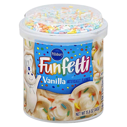 Pillsbury Funfetti Vanilla Frosting 15.6oz