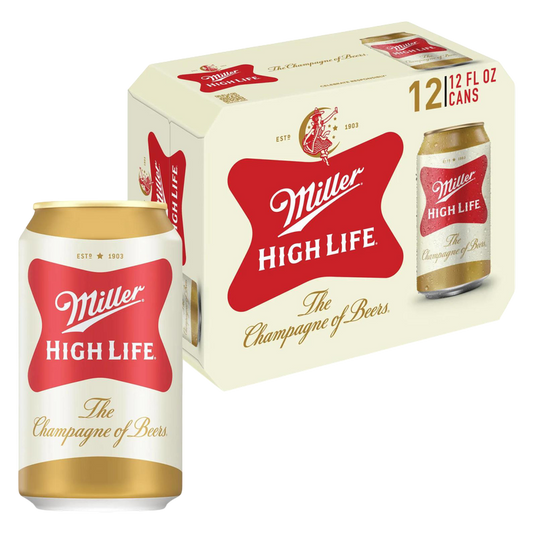 Miller High Life 12pk 12oz Can 4.6% ABV