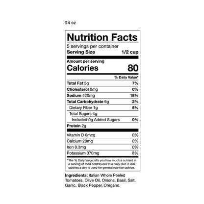 Rao's Tomato Basil Sauce 24oz