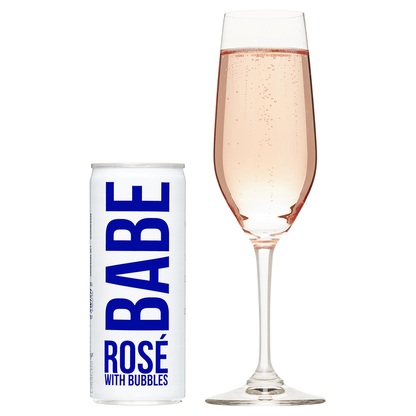 Babe Rose Bubbles 4pk 250 ml Can