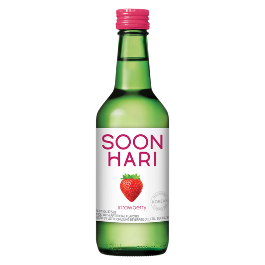 Soon Hari Strawberry Soju 375ml 12% ABV