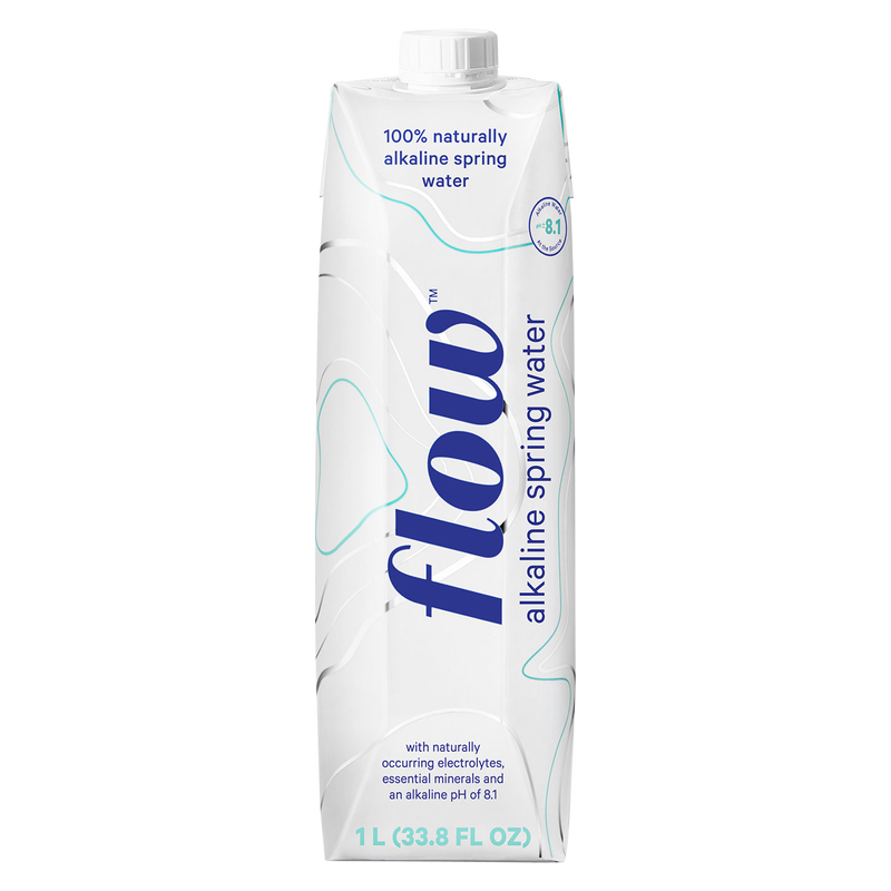 Flow Natural Alkaline Spring Water 1L Btl