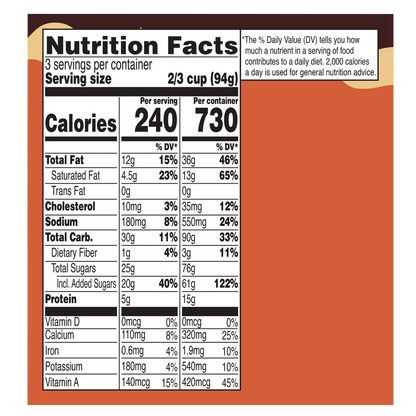 Reese's Peanut Butter Light Ice Cream 48oz