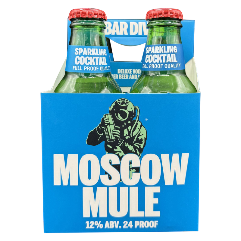 Bar Diver Moscow Mule 4pk 200ml Bottle