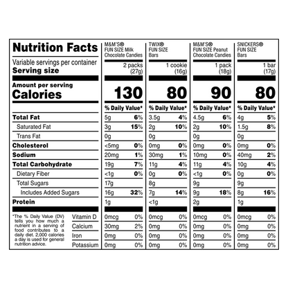 Mars Chocolate Variety Mix Stand-up Pouch 55ct