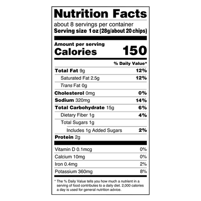 Utz Potato Chips Salt & Vinegar 9.3oz