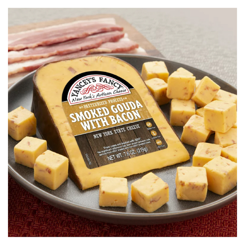 Yancey's Fancy Smoked Gouda with Bacon - 7.6oz