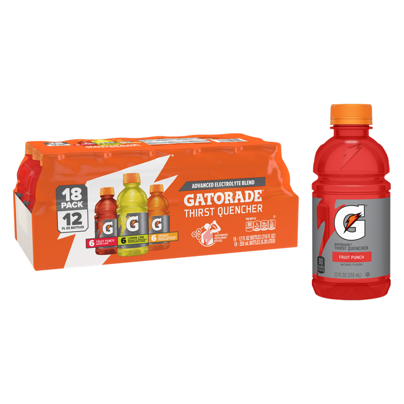 Gatorade Thirst Quencher Variety Pack 18pk 12oz Btl