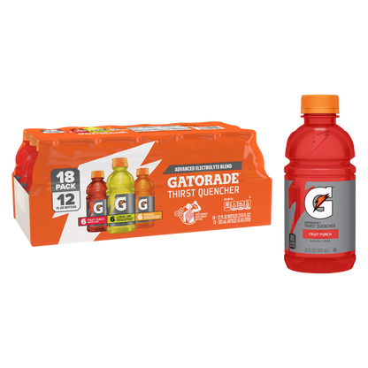 Gatorade Thirst Quencher Variety Pack 18pk 12oz Btl
