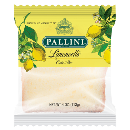 Pallini Limoncello Cake Slice 4oz