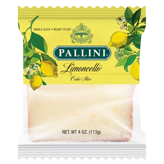 Pallini Limoncello Cake Slice 4oz