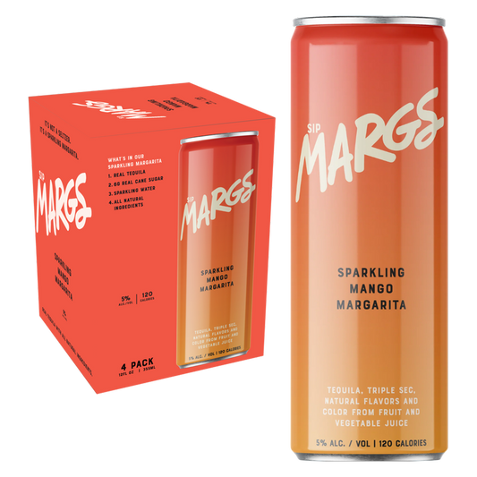 Sip MARGS Mango Margarita 4pk 12oz Can 5% ABV